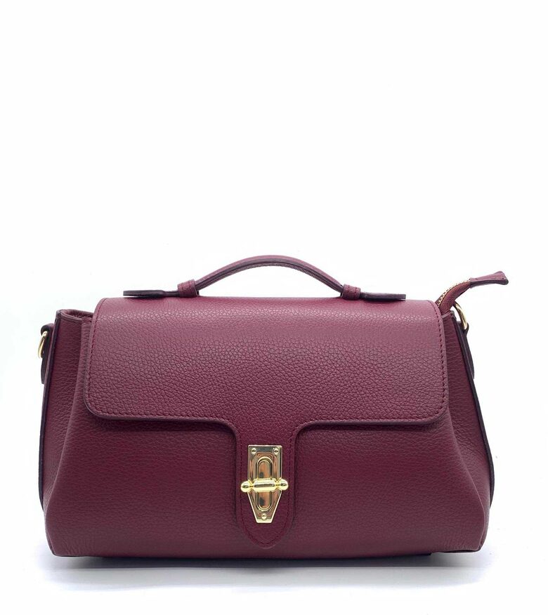 Ādas soma, Bordo krāsā, ražots Itālijā